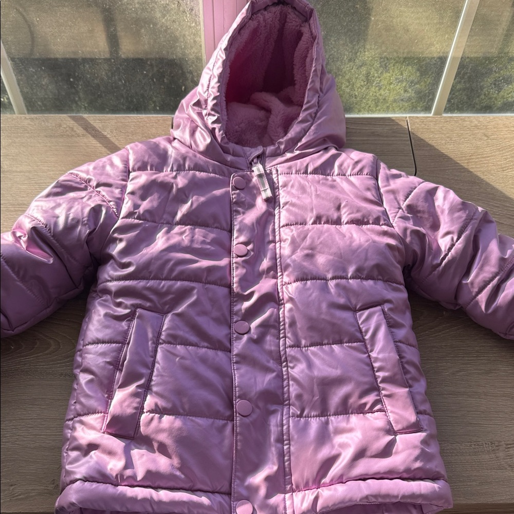 Cat & Jack Purple Puffer Jacket